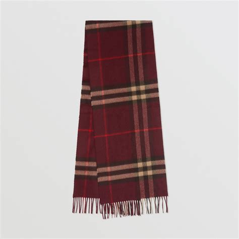 burberry burgundy scarf|traditional Burberry scarf.